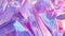 Generative AI Closeup of ethereal pastel neon pink purple lavender mint holographic metallic foil background Abstr