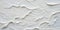 Generative AI, Closeup of impasto abstract rough white art painting