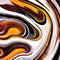 Generative AI, a colorful painting showing some water and swirls, in the style of dark white and dark amber
