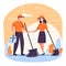 Generative AI Couple in Household Housekeeping-
