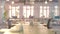 Generative AI Coworking space office and sharing desk in corporate workplace Diversity efficiency and modern worki