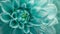 Generative AI Dahlia turquoisegreen flower  Macro  Nature business concept.