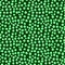 Generative ai. Dark green background filled with light green circles. Seamless texture