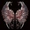 Generative AI: Delicate pink fantasy butterfly totally ornamented