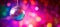 Generative AI, Disco shiny ball, party reflecting colorful lights for music broadcast