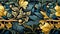 Generative AI, Floral colorful pattern. William Morris inspired natural plants and flowers background