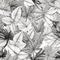 Generative AI Floral seamless pattern-