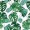 Generative AI Floral seamless pattern-