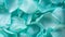 Generative AI Floral  turquoise background  Flower petals closeup Nature business concept.