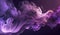 Generative AI, Flowing lavender violet liquid and smoke with splashes.
