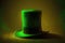 Generative AI of a Green Leprechaun Hat for Happy Saint Patrick`s Day: A Traditional Symbol of Irish Luck, Culture and Celebratio