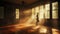 Generative AI, Haunting Long Exposure of an Empty Room