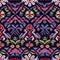 Generative AI Ikat floral paisley embroidery-