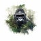 Generative ai illustration of a detailed drawing illustration of a Gorilla in a jungle setting