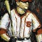 Generative AI image of baseball player