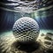 Generative AI image of a golf ball