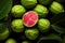 Generative AI Image of Harvesting Fresh Guavas Fruit in the Garden