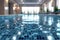 Generative AI Image of Indoor Swimming Pool in Hotel Resort