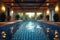 Generative AI Image of Indoor Swimming Pool in Luxury Home