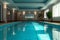 Generative AI Image of Indoor Swimming Pool in Luxury House
