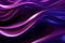 Generative AI Image of Modern Abstract Wallpaper with Purple Curved Fluid Liquid