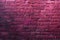 Generative AI Image of Purple Brick Wall Pattern Background with Rough Texture