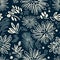 Generative AI Inspires Hand-Drawn Flower Shapes in an Intricate, Seamless Pattern
