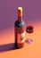 Generative AI Isometric Wine Degustation with-