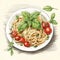 Generative AI Italian pasta-