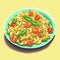 Generative AI Italian pasta-