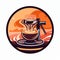 Generative AI Italian style coffee espresso-