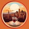 Generative AI Italian style coffee espresso-