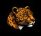 Generative ai jaguar head wild animal mascot