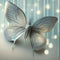 Generative AI: magic butterfly with delicate colors