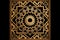 Generative AI of ornate Islamic pattern concept for Arabic Art and Decoration, Geometric Mosaic Tiles and Ornate Islamic Pattern