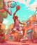 Generative AI Parkour in City-