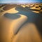 Generative AI Sand dunes in hot desert