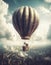 Generative AI: A scenic hot air balloon ride is an unforgettable experience, offering panoramic views