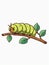 Generative AI Set of Earth Worms-