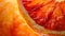 Generative AI Slice of citrus fruit with backlit abstract macro photography sicilian blood orange fruit close up b