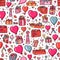 Generative AI Valentine\\\'s day pattern-