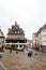 Generic architecture and street view from Albrecht Duerer Platz, Nuremberg, Germany