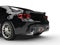 Generic black sports car - taillight closeup