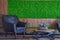 Generic concept image of decorative moss. Used for interior design, organic fresh living or office spaces