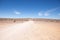 Generic desert scene with path to horizon