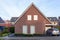 Generic modern rustic brick house