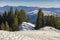 Generic mountain landscape in Romania