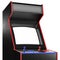 Generic Retro Arcade Machine or Cabinet for Two Players With Blue and Red Controls. Three-Quarter View