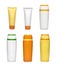 Generic sunscreen plastic bottles