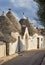 Generic view of Alberobello with trulli roofs and terraces, Apulia region